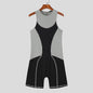 INCERUN Men Cycling Bodysuit Patchwork