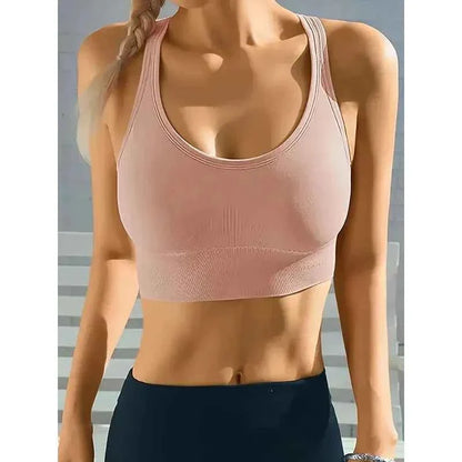 Seamless Push Up Yoga Tank Bra