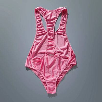 Men's Sexy Nylon Jockstrap Leotard Underwear Jockstrap Bodysuit Breathable Skinny U Convex Suspender Jumpsuits Gay Underwear
