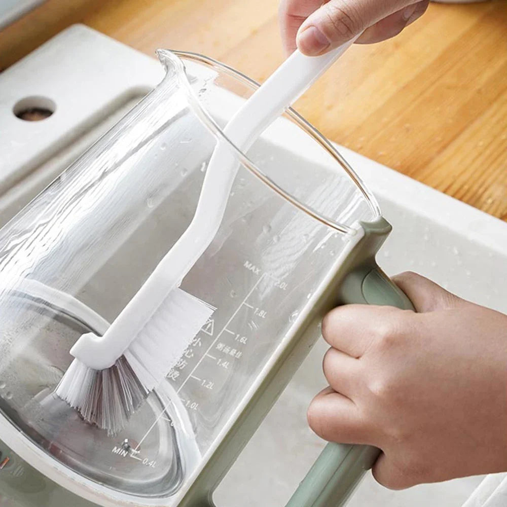 1PC Japanese Wash Crayfish Brush Abalone Cleaning Brush Cup Brush Kitchen Juicer Plastic Soy Milk Machine Brush