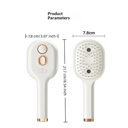 Electric Steam Hair Straightening Brush Water Spray Wet Dry Use USB-C Fast Charging Portable Hair Tool for Salon Travel Use