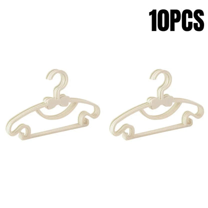 5-50Pcs Baby Hangers Plastic Kids Clothes Storage Hanger for Nursery Children Hangers Toddler Infant Portable Coats Home Rack