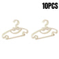 5-50Pcs Baby Hangers Plastic Kids Clothes Storage Hanger for Nursery Children Hangers Toddler Infant Portable Coats Home Rack