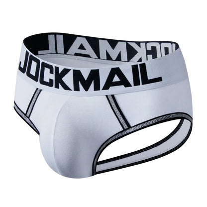 Men's Bottomless Gay Underwear Sexy Backless Briefs Jockstrap Sissy Penis Pouch Push Up Underpants Calzoncillos Hombre Slip