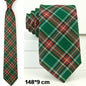 Checked Plaid Scottish Tartan Red Crimson Gray Grey Green Yellow Blue Mens Ties Neckties Free Shipping Suit Gift For Men