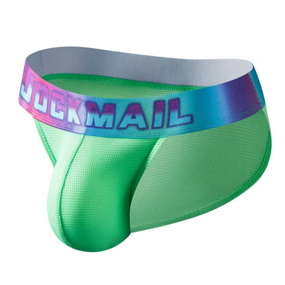Sexy Men Underwear Brief Underpants Gay Men's Bikini Slip Men's Tanga String Thong Jockstrap Quick Dry Nylon Mesh Breathable