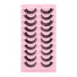 10Pairs 3D Mink Lashes Russian Strip Lash Dramatic False Eyelashes Faux Cils Makeup Fake Eyelash Extension Maquiagem
