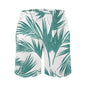 Men's Leaf Printed Pattern Casual Shorts Boys Summer Cool Hawaiian 3D Printed Casual Swim Trunks Drawstring Surfboard Shorts