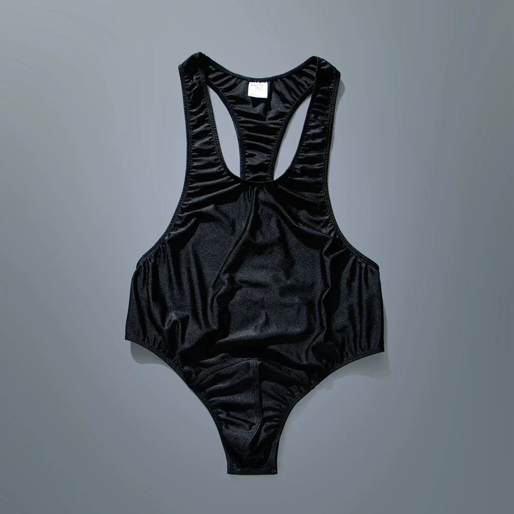 Men Sexy Leotard Underwear Bodysuit Strap Thong Elastic Bondage Jockstrap Harness Halter Neck One-Piece Costume  gay underwear