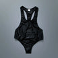 Men Sexy Leotard Underwear Bodysuit Strap Thong Elastic Bondage Jockstrap Harness Halter Neck One-Piece Costume  gay underwear