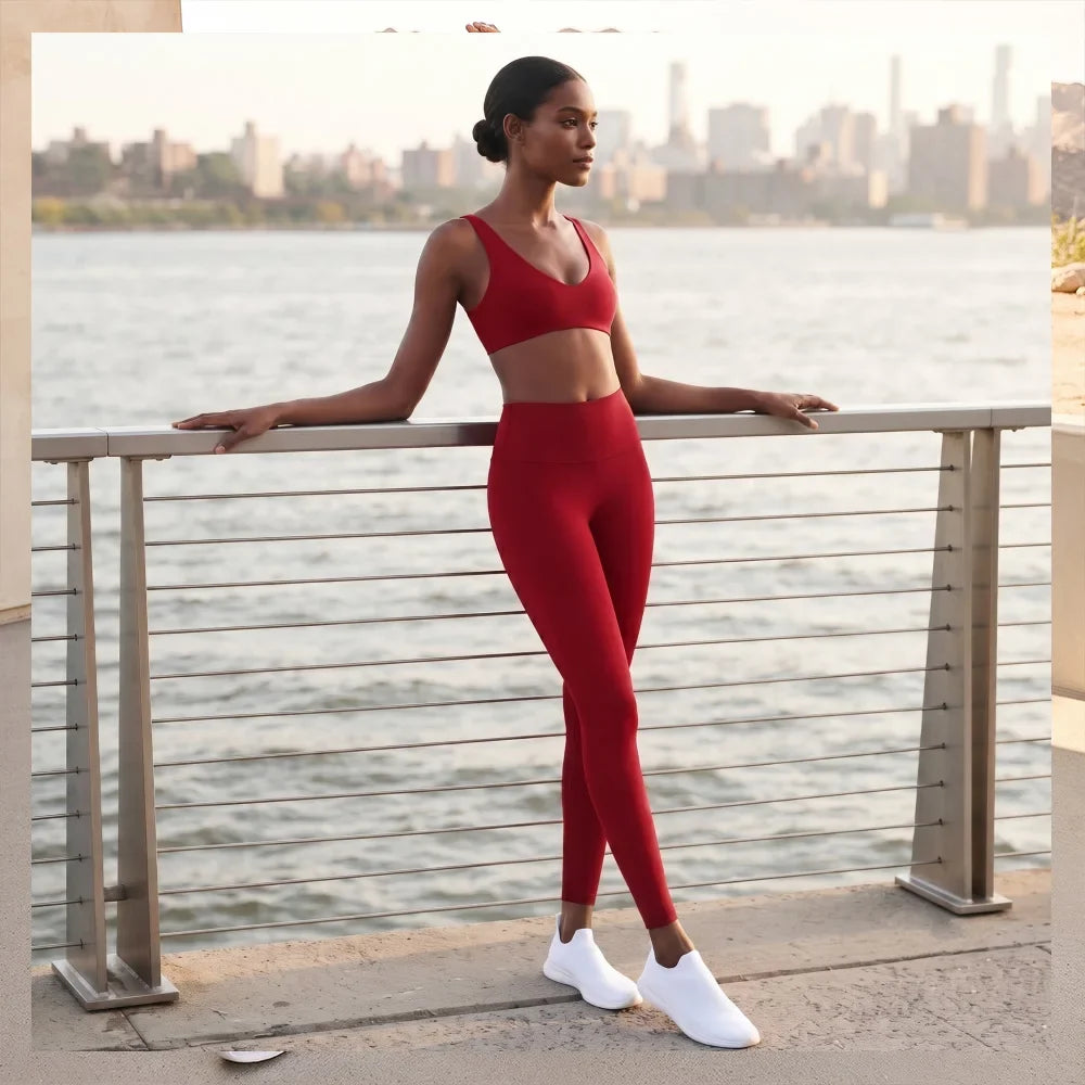 Women Seamless Sports Bra & Leggings Set