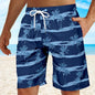Men's Hawaiian Swim Trunks Surf Trunks Palm Tree Shorts Fashion Street Trend Casual Daily Vacation Elastic Waist Design Clothing