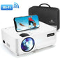 4K Projector 45000 Lumen LED 1080P 5G WiFi Bluetooth UHD Portable Home Theater