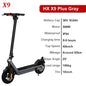 HX X9 PLUS Electric Scooter - Foldable, 60-80km Range, Unisex