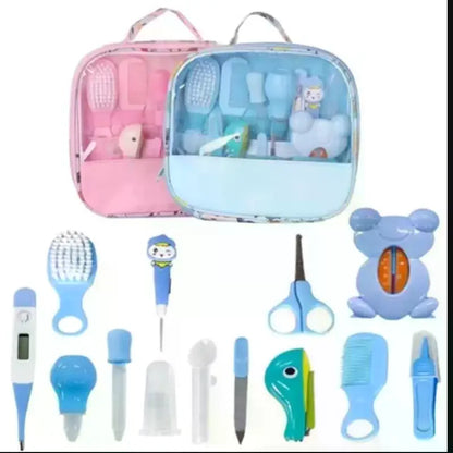 Baby Care Kit Baby Nail Clippers Nasal Aspirator Nose Cleaning Tool