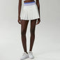 High-Waist Pleated Skort with Pockets for Active Women