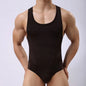 Men's underwear ice silk shapewear sports one-piece shapewear cool swimming underwear breathability men's underwear