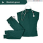 Spandex Stretch Medical Scrub Set Uniform