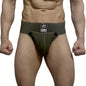 Athletic Supporters Work Out  Men's Underwear Sexy Jockstrap with Woollen Removable Codpiece Big Bulge Pouch Panties Underpants