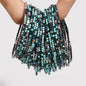 5pcs Fashion Colorful Acrylic Crystal Rhinestone Elastic Bracelet for