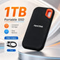 Original Hard Drive External Hard Disk 2TB Portable SSD USB-C Fast Storage Disk for Laptop Mac PC Phone Photo File Backup
