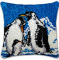 DIY Latch Hook Rug Kits Snowman Santa Claus Hat Embroidery Cushion Pillow Cover