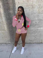 Weird Puss Patchwork Tracksuit 2-Piece Set