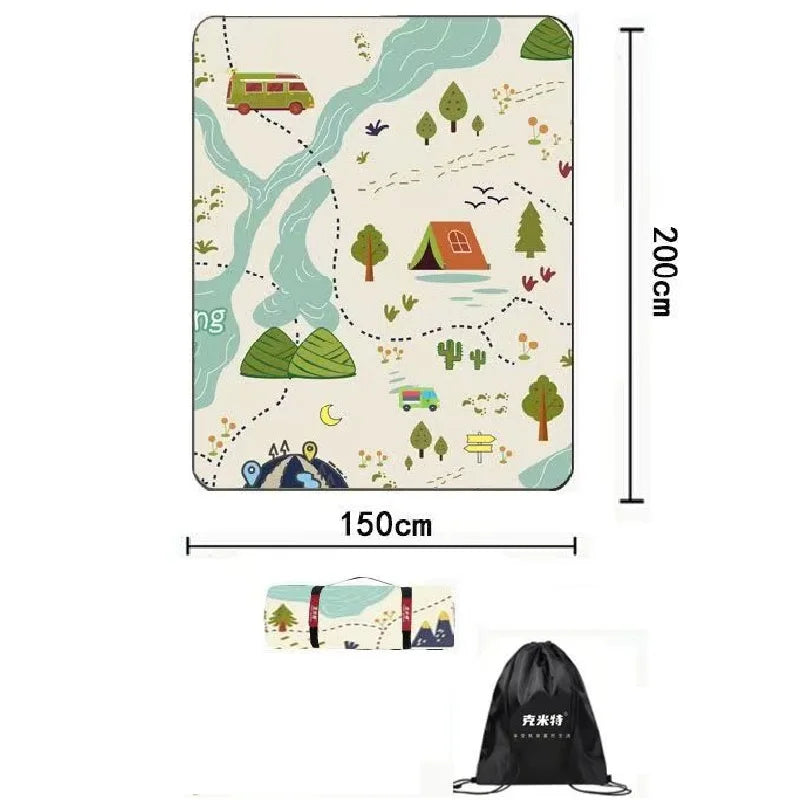 Camping Mat Outdoor Portable Ultra-Light Waterproof Picnic Blanket