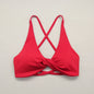 Sexy Slim Shoulder Straps Somfortable High Stretch Sports Underwear Gym Workout Breathable Detachable Yoga Bra