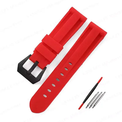 TicWatch Pro 5, Pro 3 & E3 Recessed-Panel Silicone Band