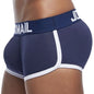 JOCKMAIL Brand sexy men underwear bulge enhancing men Boxer include Penis pad and hips buttocks double Removable push up cup