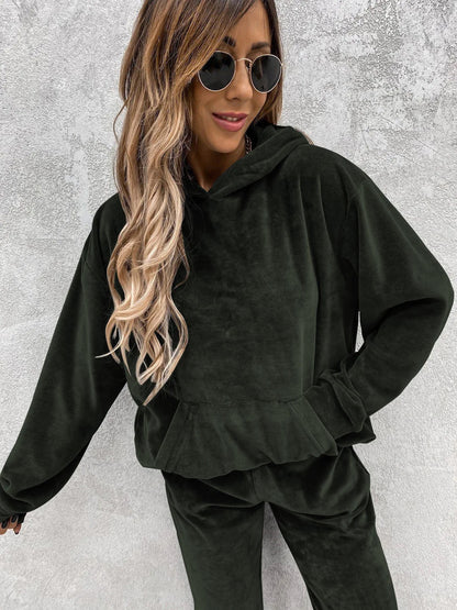 Autumn Winter Tracksuit Women Two Piece Set Oversized Hoodie
