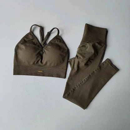 High-Waisted Women's Exercise Suit