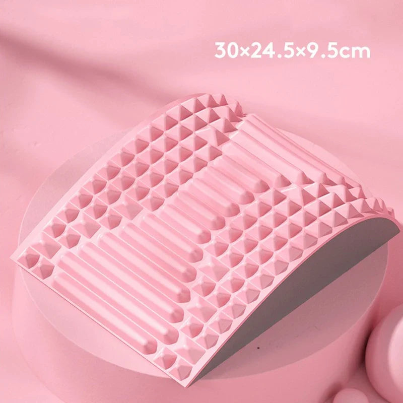 Back Stretcher Neck Pillow Relieve Massage Lumbar Support Massager for