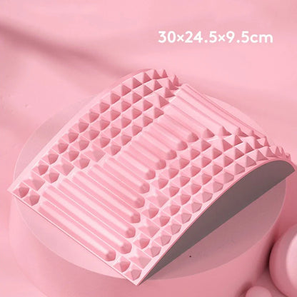 Back Stretcher Neck Pillow Relieve Massage Lumbar Support Massager for
