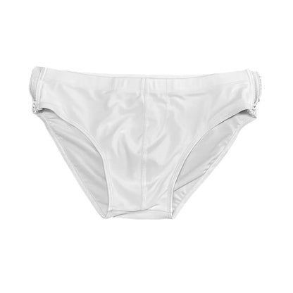2025 Bilateral Zipper Men's Triangle Swimsuit
