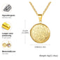 Vnox Light Heart Locket Pendants for Women Men Openable Photo Frame Glossy Stainless Steel Necklaces Family Love Collar