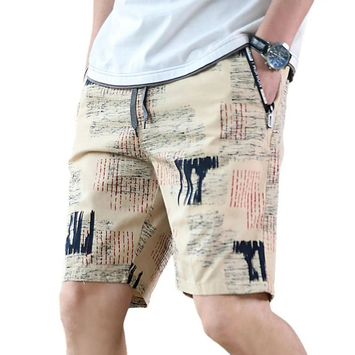 Men's Letter Cartoon Swim Trunks Surf Trunks Shorts Fashion Street Trend Casual Daily Vacation Elastic Waist Design Clothing