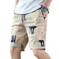 Men's Letter Cartoon Swim Trunks Surf Trunks Shorts Fashion Street Trend Casual Daily Vacation Elastic Waist Design Clothing