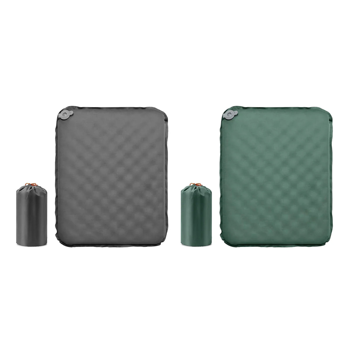 Portable Self Inflating Seat Cushion 5 Seconds Auto Inflate Camping Pad with Memory Foam Lightweight Travel Pillow for Outdoor