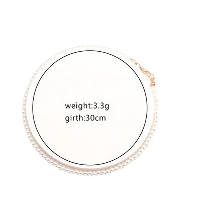 Imitation Pearl Necklace Adjustable Elegant Irregular Beads New Trend Date Wedding Party Jewelry Women Girls Gift