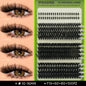 14 Rows Individual Cluster DIY Lash Extensions Natural Thin Wispy Bottom Lashes Mega Volume Thick Segmented Lash Clusters Mixed