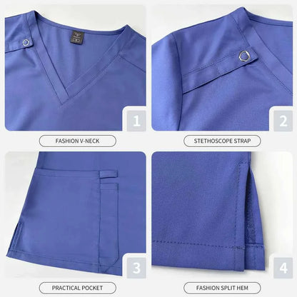Women's Medical Scrub Workwear Set