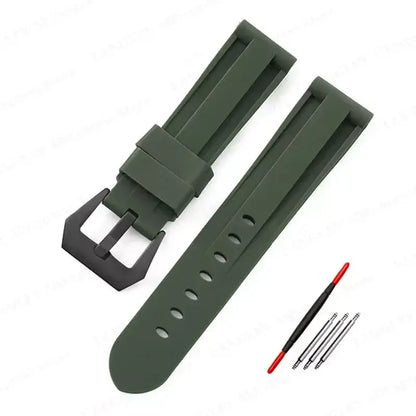 TicWatch Pro 5, Pro 3 & E3 Recessed-Panel Silicone Band