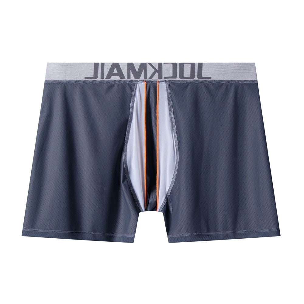 Sexy Men Underwear Men's Boxer 3D Hammock-shaped Pouch Designed Breathable Mesh Panels Men Boxershorts Trunk Male Underpants