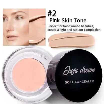 Full Coverage Waterproof Concealer – Hides Tattoos, Scars & Blemishes, Natural Matte Foundation for All Skin Tones, Long-Lasting