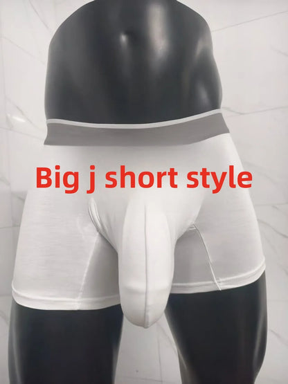 Ultra Men Modal Ice Silk Boxer Briefs Big Pouch