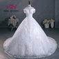 Customized Beading V neck Pretty Lace Embroidery Wedding Dress 2026 Ball Gown Plus Size Elegant Wedding Dresses For Women WX0298