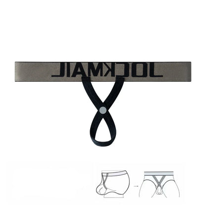 Cockstraps Men Jockstrap Panties Sexy Thongs G String Adjustable Mobile Buttons Ring Penis Cockring Gay Underwear Thong Lingerie