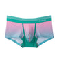 SEOBEAN Underwear New Arrivals Mens Boxers Briefs Gradient Color Underpants Boxershorts Sexy Low-waist Male Panties Boxer